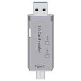 USB 3.0 Type-C SD TF Kart Okuyucu Adaptör Telefon Bilgisayar